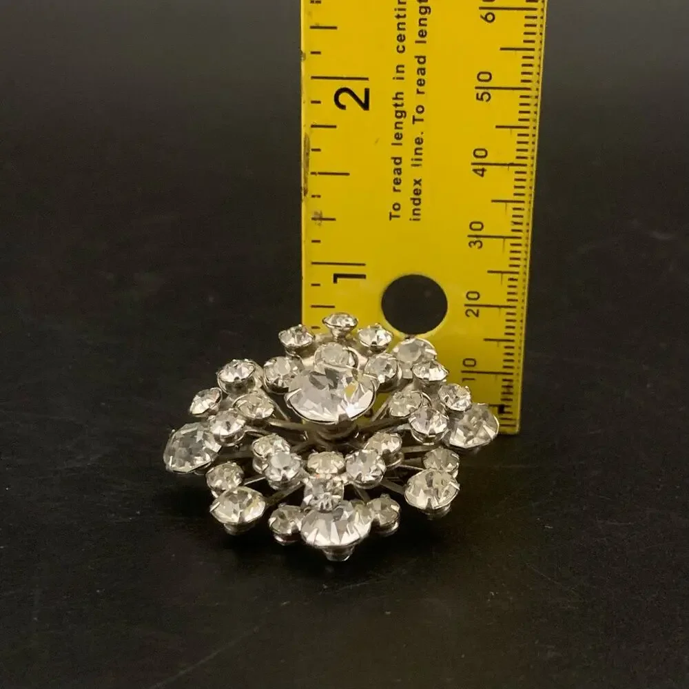 Vintage starburst rhinestone